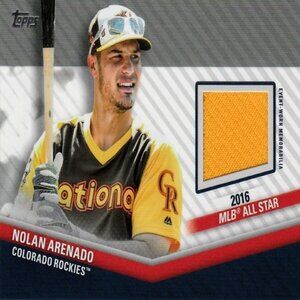Nolan Arenado - 2020 Topps All-Star Stitches Baseball Card